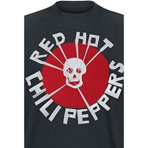 Red Hot Chili Peppers Men's Flea Skull Black /Red T-shirt, Cotton Glidan, L, NEW